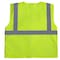 2W International Hi-Vis Economy Safety Vest M Class 2 U Back, , Zipper 4 Pockets A520C-2 M - alternate 7